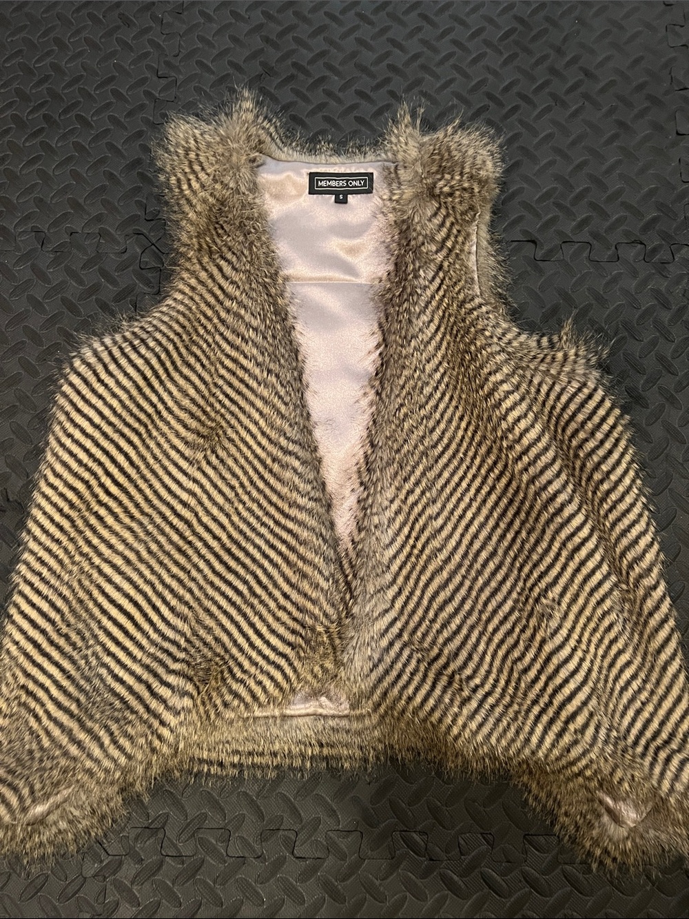 Members Only Faux Fur Vest